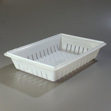 Carlisle StorPlus 18x26 Polyethylene Food Storage Colander White