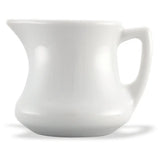 Carlisle 3 oz White Plastic Creamer Pitcher | SAN, Handled