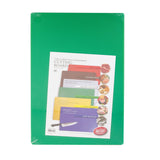 Tablecraft CB1520GNA 15X20X.5 Poly Cutting Board - Green