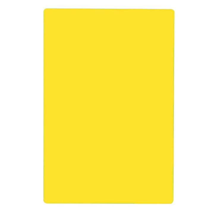 Tablecraft CB1520YA 15X20X.5 Poly Cutting Board - Yellow Tablecraft