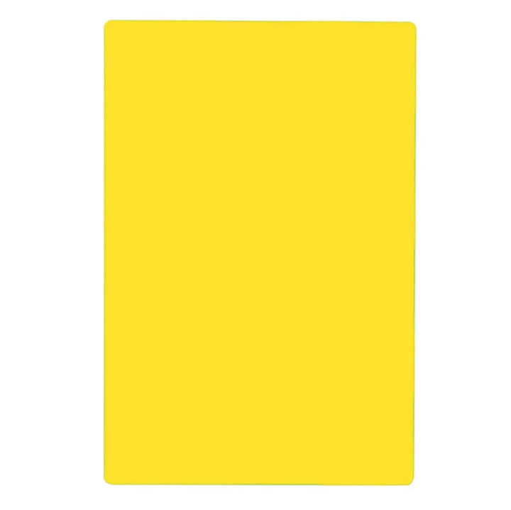 Tablecraft CB1520YA 15X20X.5 Poly Cutting Board - Yellow