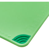 San Jamar Inc CBG121812GN 12"X18"X0.5" Green Cutting Board
