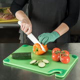 San Jamar Inc CBG121812GN 12"X18"X0.5" Green Cutting Board