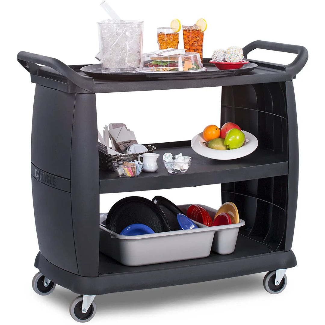 Carlisle Busing & Transport Cart Black