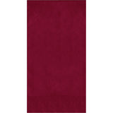 Creative Converting 16" X 12" Burgundy Dinner Napkins