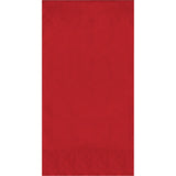 Creative Converting 16" X 12" Red Dinner Napkins