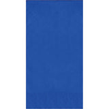Creative Converting 16" X 12" Cobalt Blue Dinner Napkins