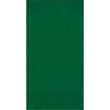 Creative Converting 16" X 12" Hunter Green Dinner Napkins