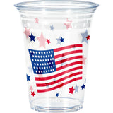 Creative Converting 16 Oz Plastic Tumbler W/ Flag