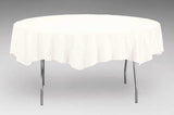 Creative Converting Round White 82" Paper Table Covers
