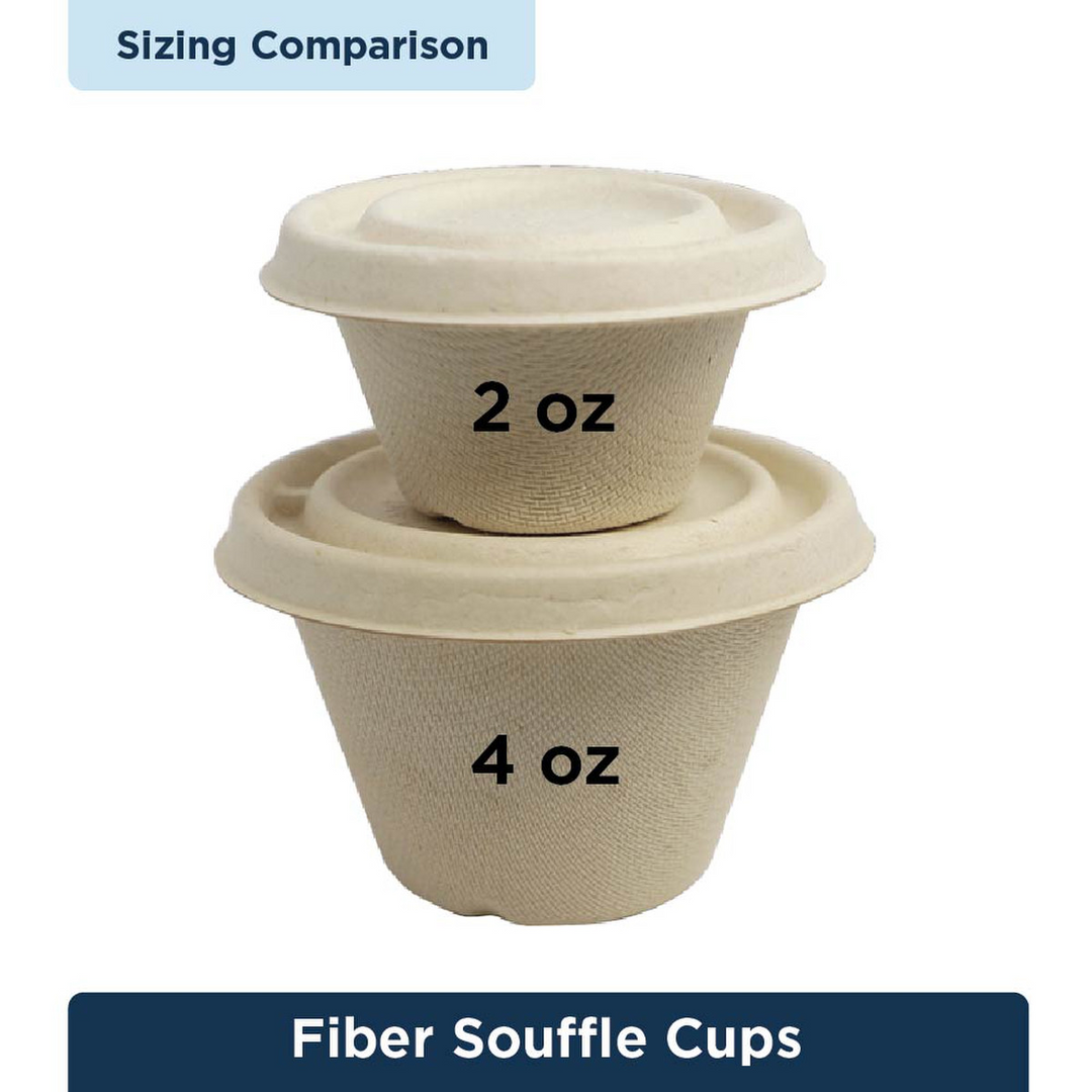 World Centric CU-SC-4N-LFP 4 oz Fiber Souffle Cup World Centric