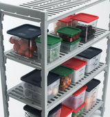 Cambro SFC2-452 Camsquares Green Square Lid for 2 and 4 qt Food Containers