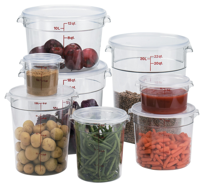 Cambro RFSCW8 8 Qt Round Container