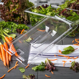 Carlisle StorPlus 10271U07 Clear Notched 1/3 Size Insert Pan Lid