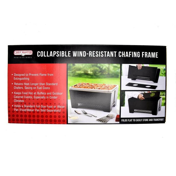 Chef Master 90253 Collapsible Wind-Resistant Chafing Frame Chef-Master