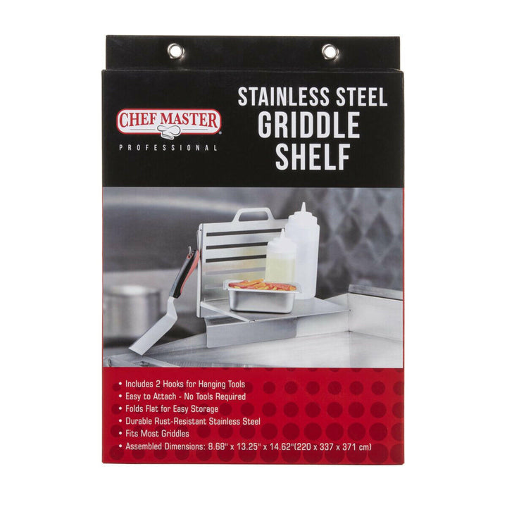 Chef Master 90260 Stainless Steel Griddle Shelf Chef-Master