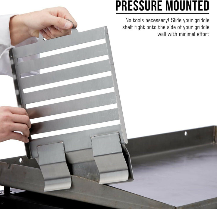 Chef Master 90260 Stainless Steel Griddle Shelf Chef-Master
