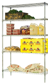 24" x 72" Chrome Plated Wire Shelf