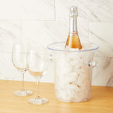 Maryland Plastics MPI0054 8" x 8.5" Wine Ice Bucket With Handles