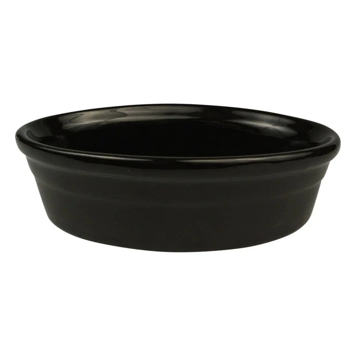 Diversified Ceramics DC517 12 Oz Oval Baker Black Diversified Ceramics