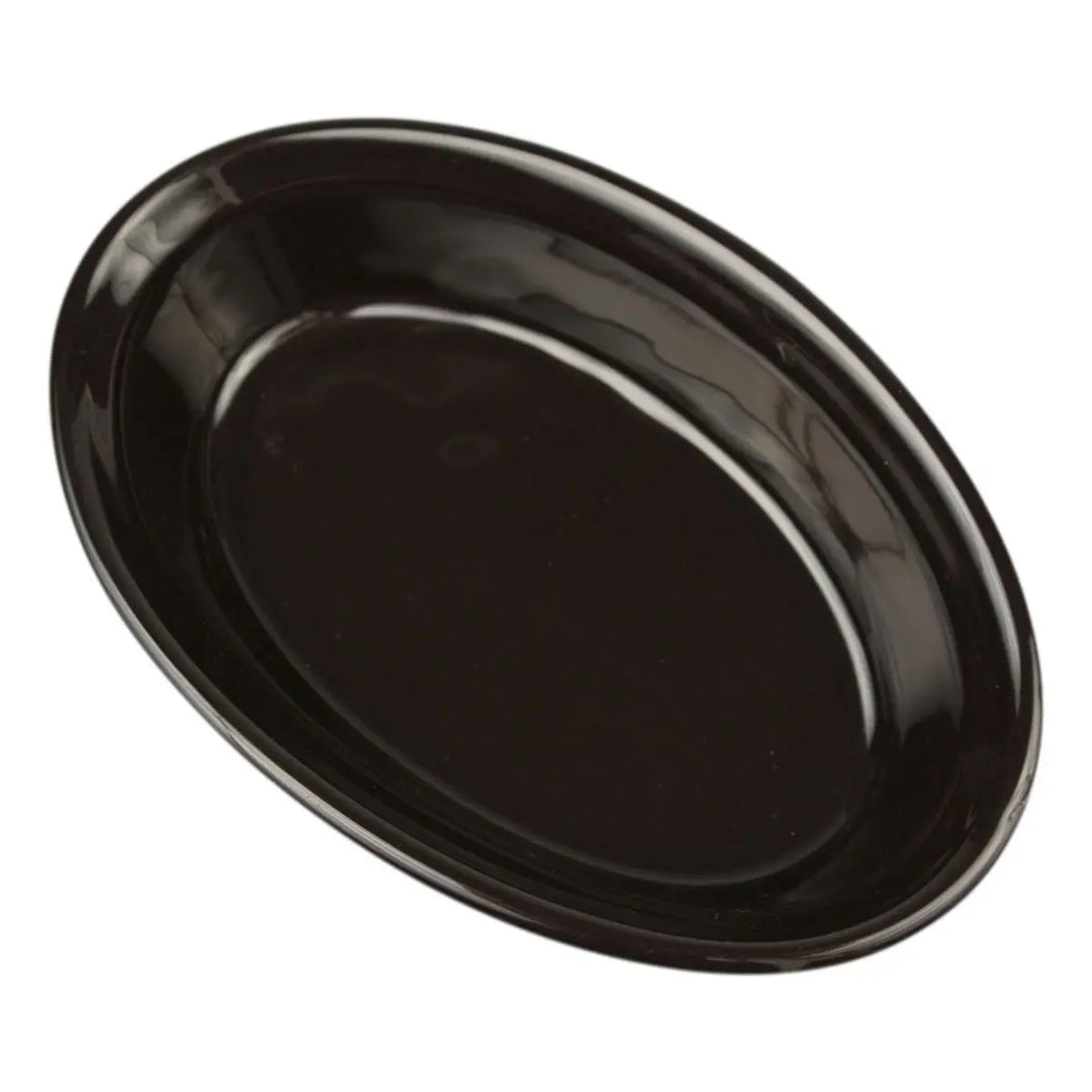 Diversified Ceramics DC517 12 Oz Oval Baker Black Diversified Ceramics
