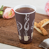Dart ThermoGuard DWTG20ST Double Wall 20 oz Paper Cup with Steam Design