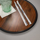 7.75" Black Wrapped Bio-Plastic Straw