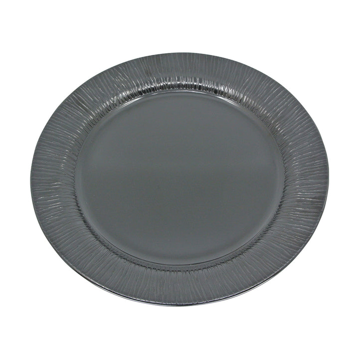 EGS D10TE-B 10" Black Beach Bums Round Plate Elite Global Solutions