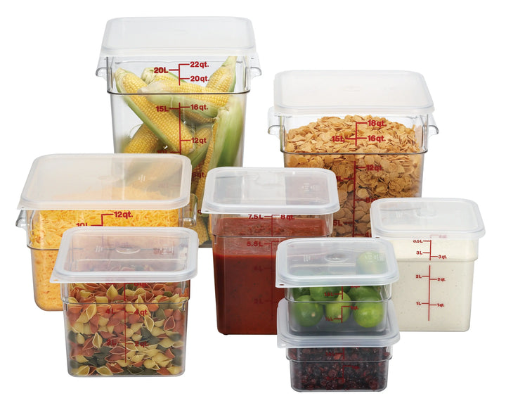 Cambro 6SFSCW-135 6 Qt Square Container Cam-Wear Cambro