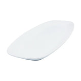 FOH Mod Rectangular Porcelain Plate 15x6.5 White