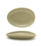 FOH Tides Sea Grass 5.5 Inch Oval Porcelain Plate