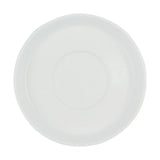 FOH Soho 5.75 Inch White Porcelain Coffee Saucer