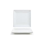 FOH Mod 5 Inch Square Porcelain Sampler Plate White DAP026WHP23