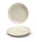 FOH 6 Inch Round Porcelain Plate Kiln Mushroom | Front of the House