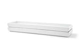 FOH Mod Porcelain Rectangular Server 9.75 x 2.75 White
