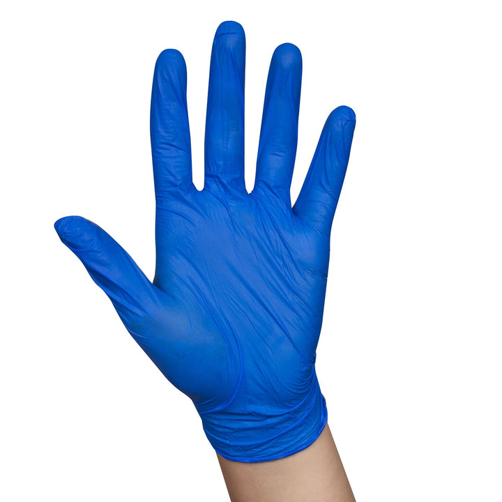 Food Handler Thinsense 103-TS18-BLU Extra Large Blue Nitrile Gloves