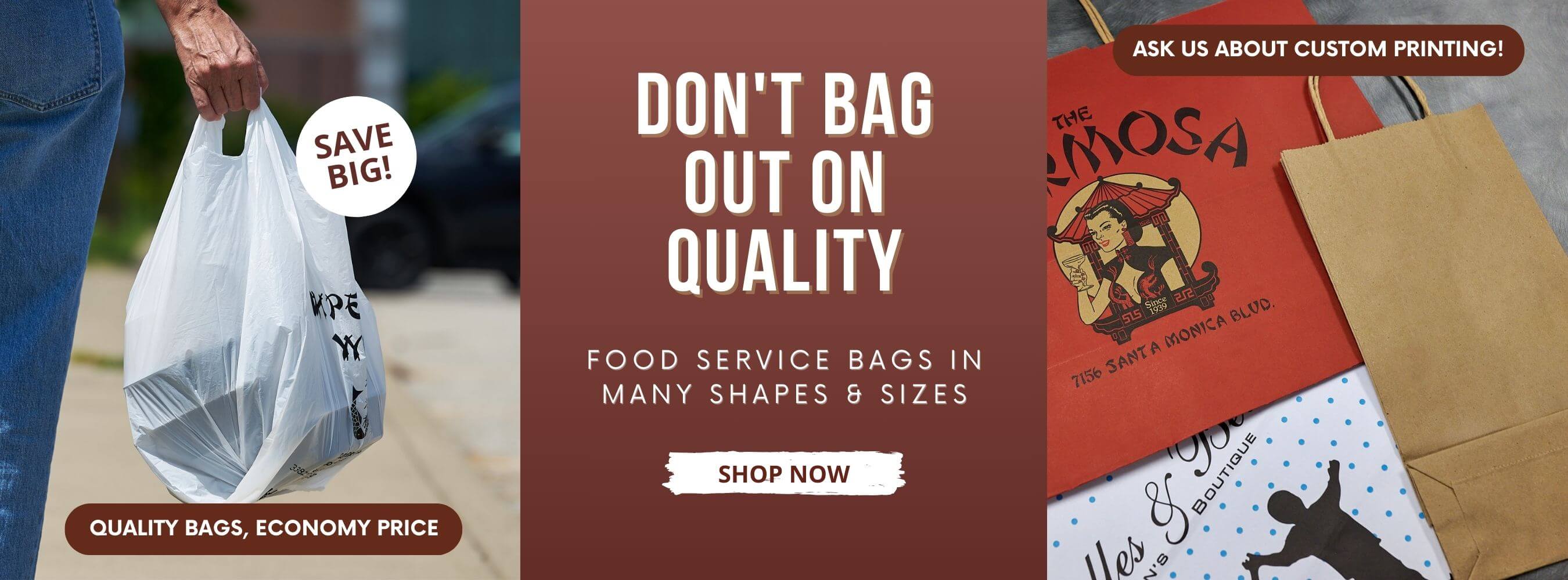 Quality Food Service Bags Available in Many Shapes and Sizes
