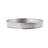 TableCraft Brickhouse Collection 10.5" Round Stainless Steel Platter