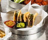 TableCraft Brickhouse Collection 10.5" Round Stainless Steel Platter