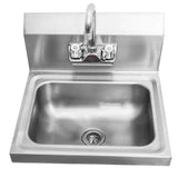 Sapphire SMHS-01 Wall Mounted Hand Sink Open Sided 17x15"