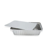HFA 862FL-250 2.25# Rectangular Combo Pack Pan W/Foil Lid 250/Case