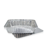 HFA 862FL-250 2.25# Rectangular Combo Pack Pan W/Foil Lid 250/Case