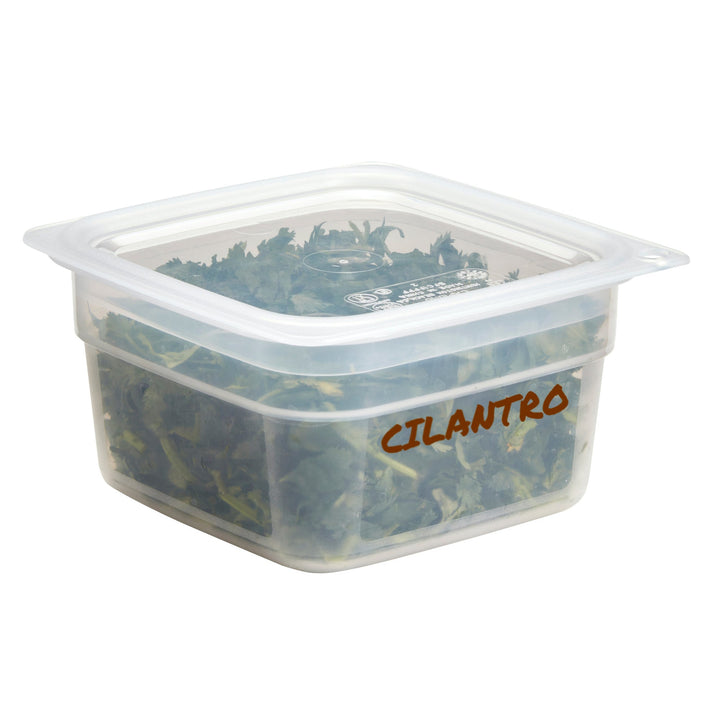 Cambro Freshpro Camsquares HFSFSPROPP 1/2 qt Square Container Only Cambro