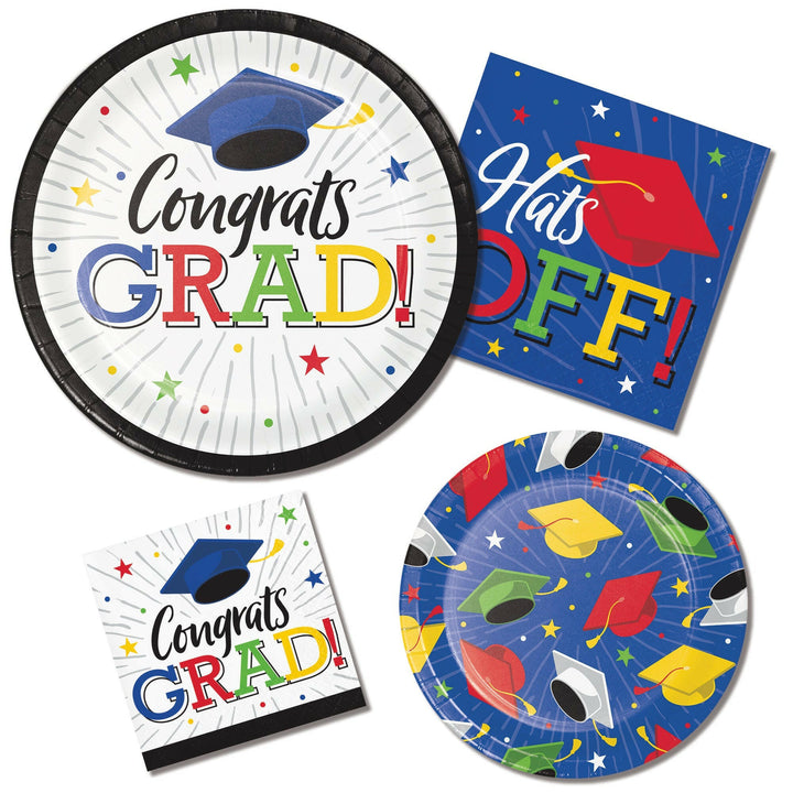 Creative Converting 13" X 13" Hats Off Grad Lunch Napkins Creative Converting