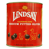 Lindsay 51 oz (#10 Can) Medium Pitted Black Olives