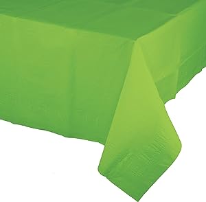 54" X 108" Lime Paper Table Covers