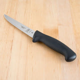 Mercer Culinary Millennia 6 Inch Wide Boning Knife, Black Handle