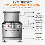 Mercator 36 Inch Natural Gas Range | MR36N