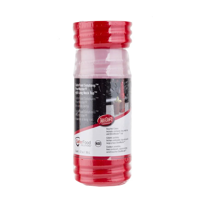 32 Oz PourMaster With Long Neck Asst Colors (N32A) Tablecraft