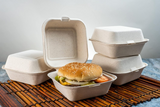 Greenwave OV-B066 6X6 Ovation Compostable Carry Out Container